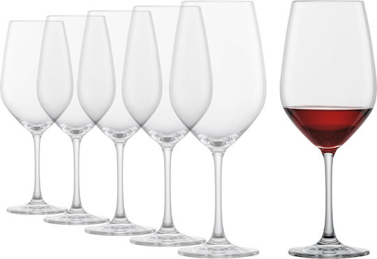 Schott Zwiesel Σετ Ποτήρια Κόκκινου Κρασιού Πλαστικά Κόκκινο 504ml 6τμχ