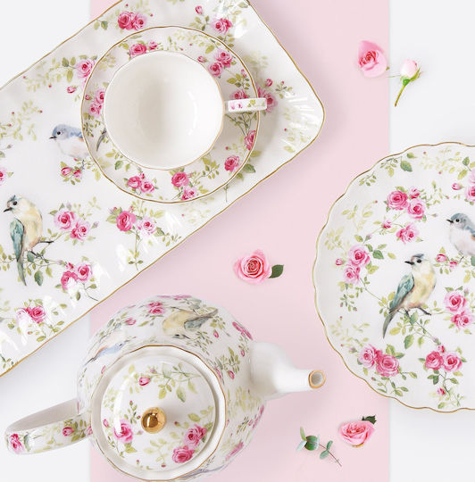 Easylife Serving Platter Made of Multicolour Porcelain 36x16cm