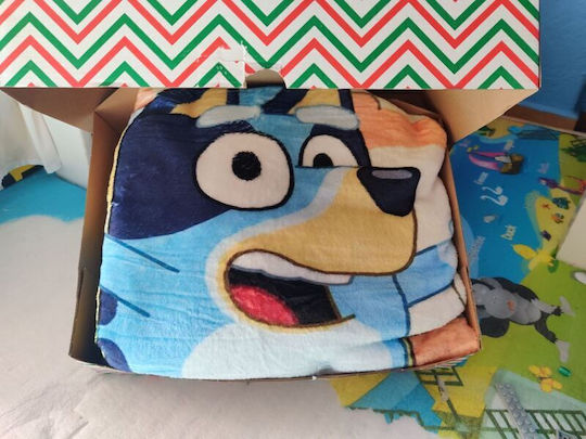 Markadoro Kinderdecke Bluey und Bingo 160x200cm