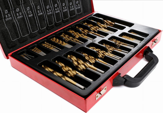 Set 170 Burghie HSS De Titan Pentru Metal