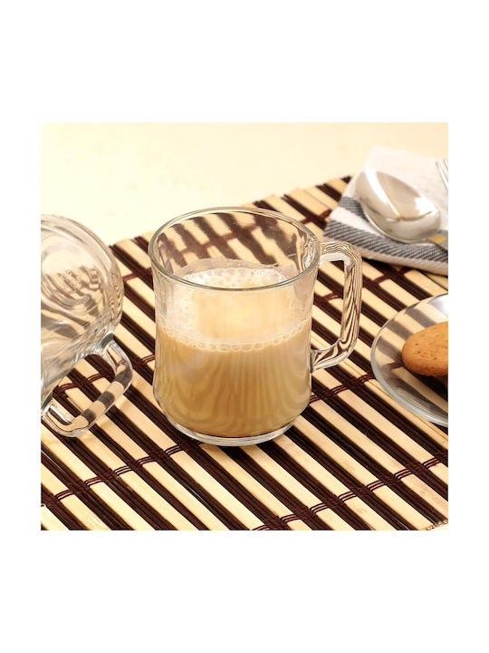 Duralex Lys Glass Transparent Mug 310ml 6 Pieces