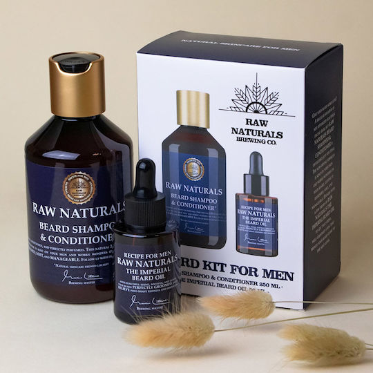 Raw Naturals Σαπούνι Σετ Περιποίησης για Γένια 250ml