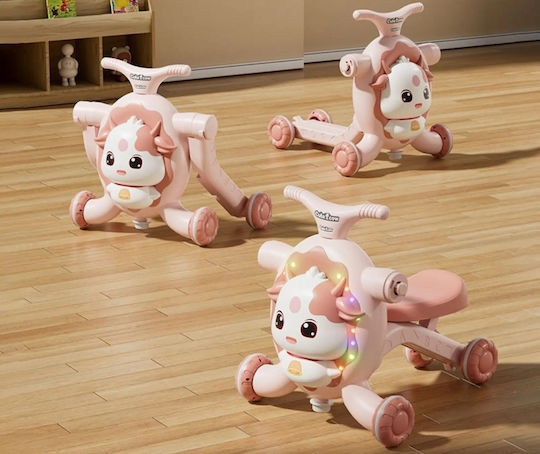 Ride On за 12+ месеца със звук розов