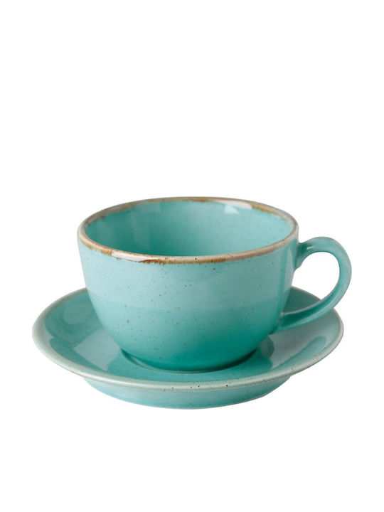 Porland Porland Blaues Teetasse aus Porzellan 370ml