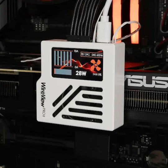 Thermal Grizzly Wireview Pro Ii Gpu 12v-2x6 Video Card Sensor White Tg-wv-p2-h19n-w