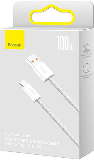 Usb Zu Usb-c Kabel Baseus Dynamic Series 100w 1m Weiße