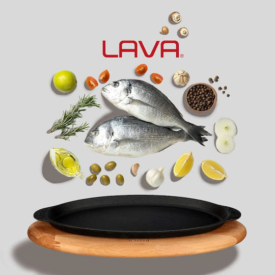 Lava Πλατώ Σερβιρίσματος Ξύλινο 29x15εκ.