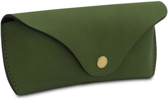 Leather Eyeglass Case Tl142571 Green