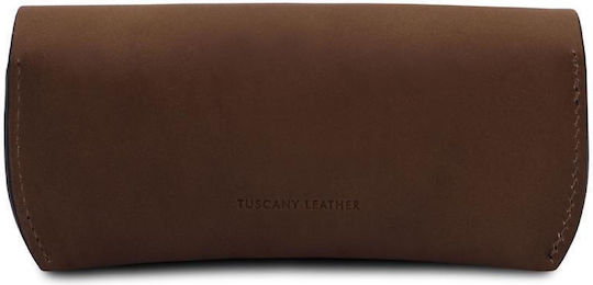 Leather Eyeglass Case Tl142571 Dark Brown