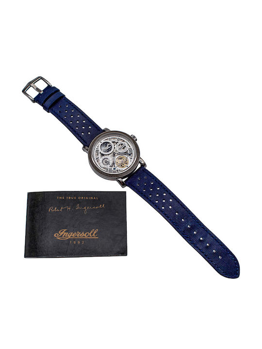 Ingersoll Men's Battery Watch with Blue Leather Strap