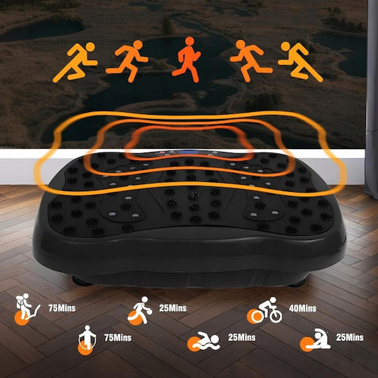 Sistem De Masaj Presoterapie Pentru Picioare și Corp cu Vibrație Negru