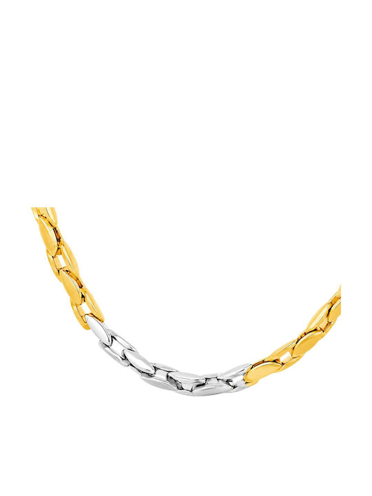 Rosso Amante Chain Neck made of Stainless Steel Gold-plated