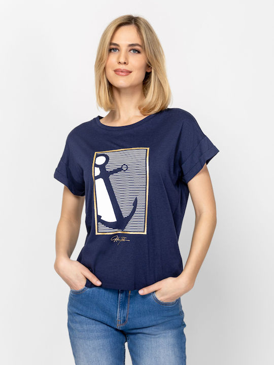 Tricou Damă Navy
