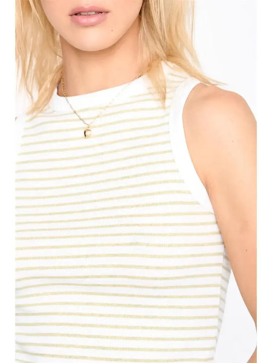 Γυναικείο Crop Top Βαμβακερό Green