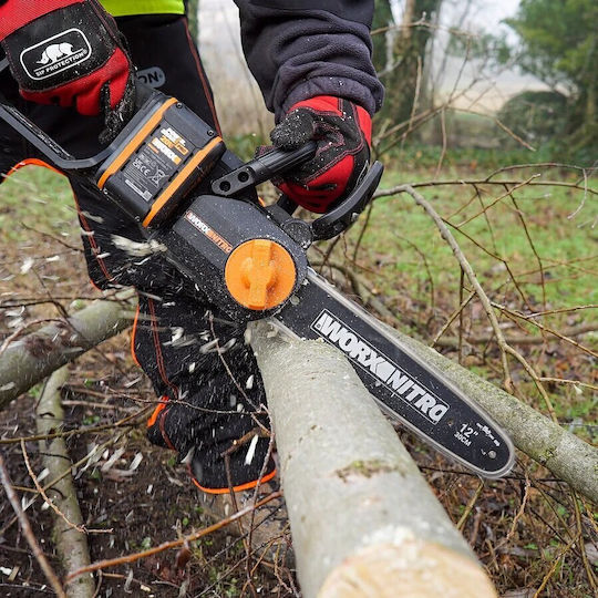 Worx Верижен Трион на Батерия Безчетков 20V