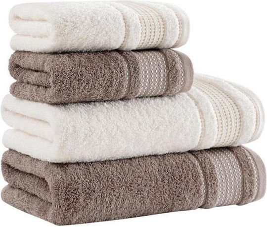SteweHome Prosop De Corp 70x140cm 4 Bucăți Greutate 500gr/m² SteweHome Prosop De Corp 70x140cm 4 Bucăți Greutate 500gr/m²