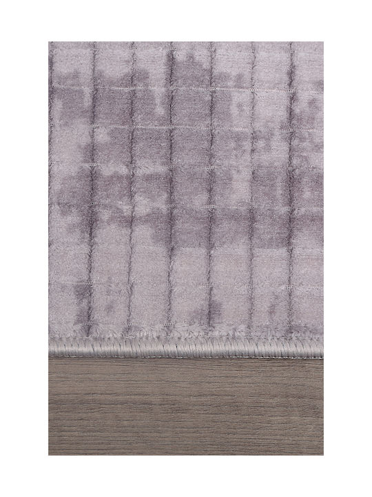 SteweHome Non-Slip Gray Runner Rug 80x250cm