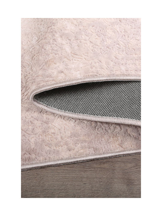 SteweHome Non-slip Rectangular Brown Rug 50x80cm