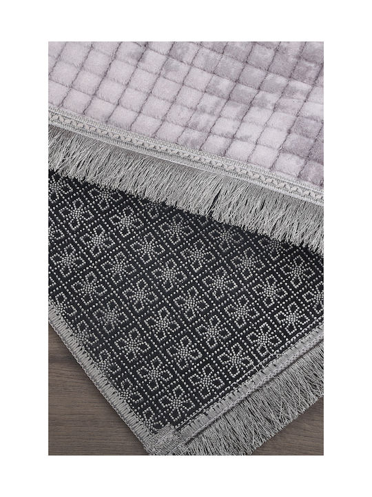 SteweHome Неплъзгащ Се Килим 80x150см Сив