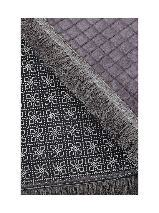 SteweHome Αντιολισθητικό Χαλί Ορθογώνιο Γκρι 50x80cm