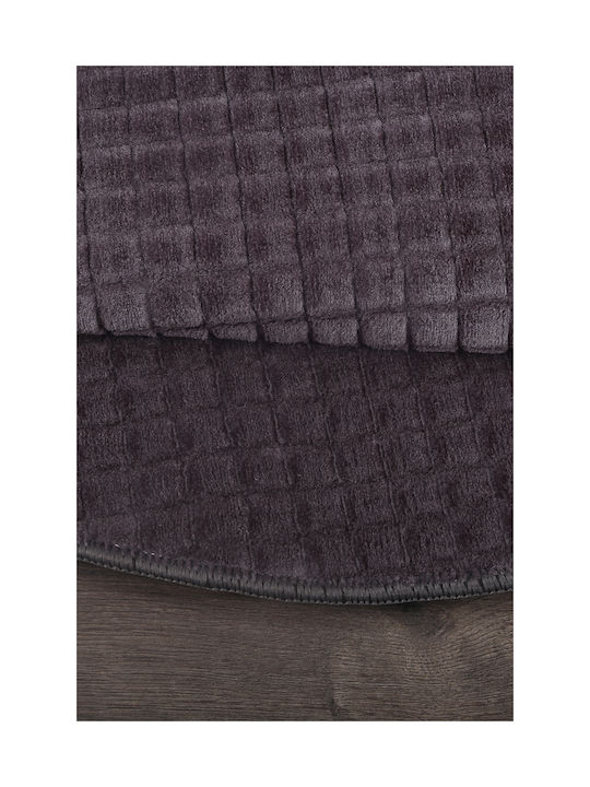 SteweHome Non-Slip Round Rug Round Φ120cm