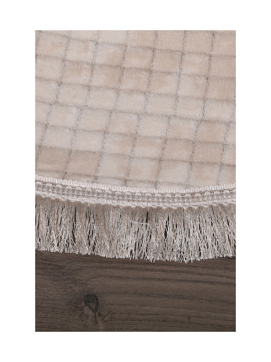 SteweHome Antirutsch Teppich Rechteckig Beige 100x100cm