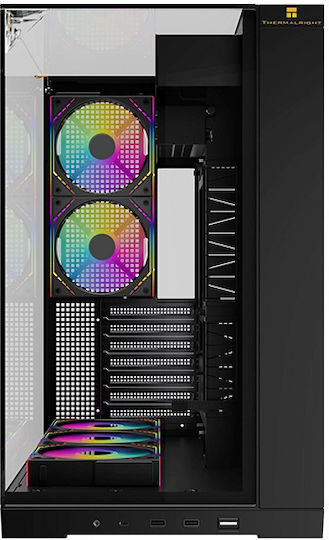 Thermalright A70 Gaming Midi-Turm Computergehäuse mit Seitenfenster Schwarz