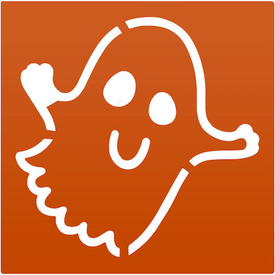 Halloween Stencil Set 5 Pcs Pumpkin Spider Ghost Bat Boo Design Stencils