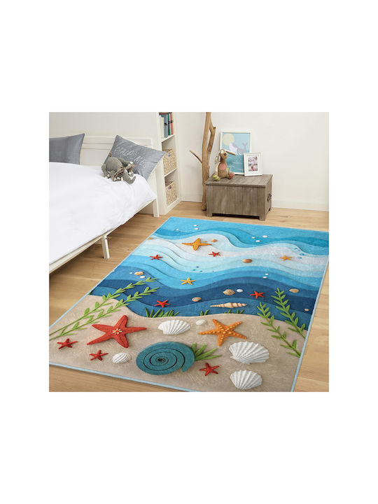 SteweHome Kids Rug Orange 80x200cm Thickness 60mm