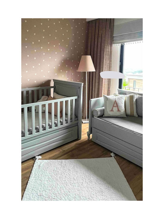 SteweHome Kids Cotton Blue Rug 120x180cm Thickness 100mm