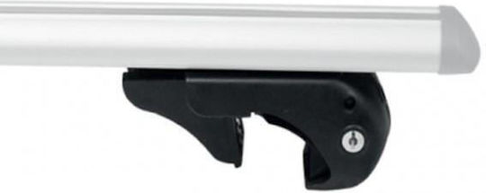 Menabo Aluminum Car Roof Bars Brio XL 135 Cm Silver Color Fiat Qubo 2007> Raised Rails Parallel Bars Gap 2 Pieces 4030/mb Mp.4030/mb-63