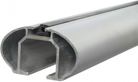 Menabo Aluminum Car Roof Bars Brio XL 135 Cm Silver Color Fiat Qubo 2007> Raised Rails Parallel Bars Gap 2 Pieces 4030/mb Mp.4030/mb-63