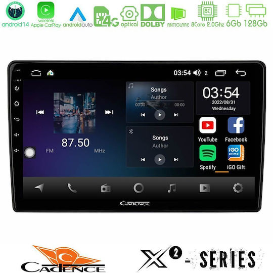 Cadence Ηχοσύστημα Αυτοκινήτου για Mercedes-Benz ML / GL Class 2006-2011 (Bluetooth/USB/WiFi/GPS/Apple-Carplay/Android-Auto) με Οθόνη Αφής 9"