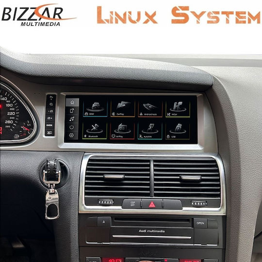 Bizzar Auto-Audiosystem für Audi Q7 2006–2009 (Bluetooth/USB/AUX/Wi-Fi/GPS/Apple CarPlay/Android Auto) mit 10,25-Zoll-Touchscreen