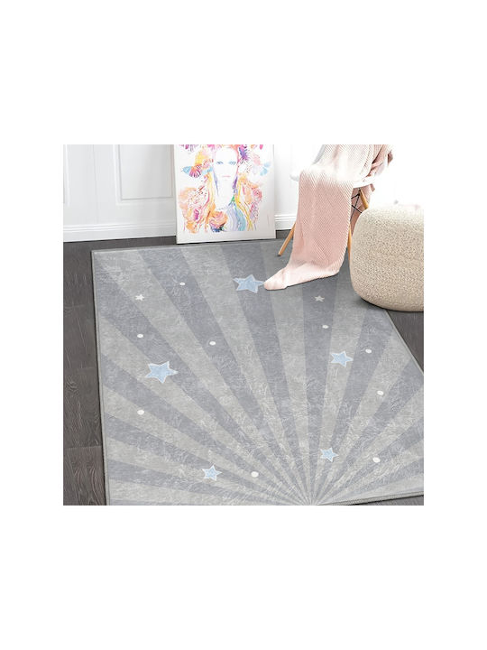 SteweHome Kinderteppich Sterne Blau 80x100cm Dicke 60mm