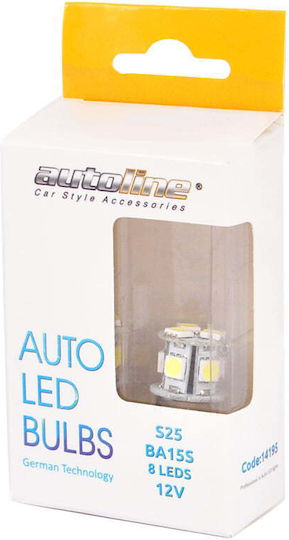 Autoline Λάμπες P21W LED 12V 2τμχ