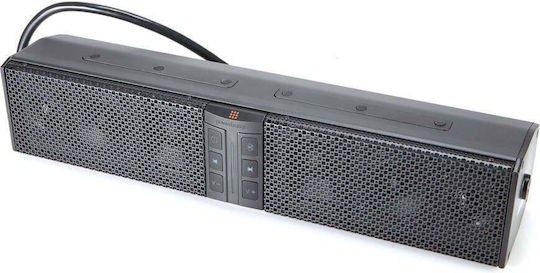 PowerBass Boat Sound System 4x250W Waterproof with AUX / Bluetooth / USB Black