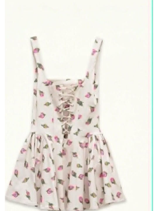 Sommer Mini Damenkleid Crema