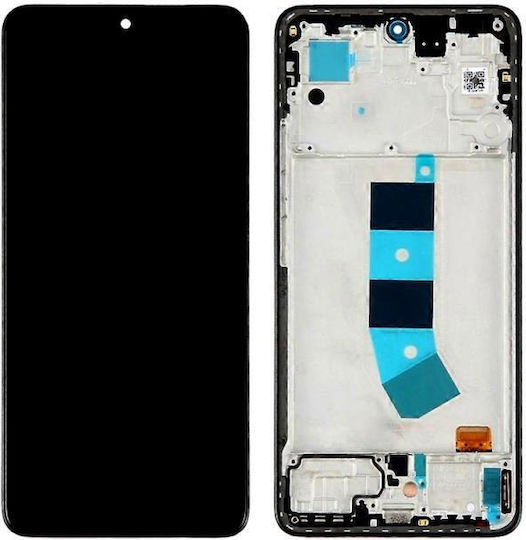 Xiaomi Екран със Сензорен Механизъм и Подрамка за Redmi Note 13 4G Черен