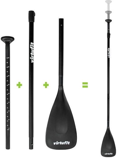 Virtufit Surfer Надуваема SUP Дъска / Уиндсърф с Дължина 3.05m Черна