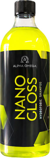 Alpha Omega Nano Gloss Car Wash Shampoo With Wax 1lt