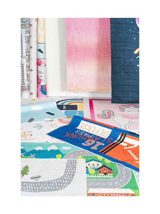 SteweHome Kinderteppich Blau 120x300cm Dicke 60mm