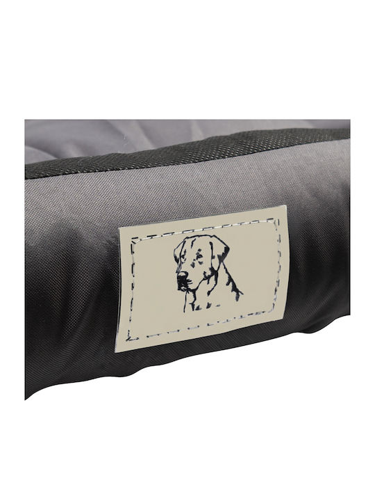 Green Blue Hundebett Rund Grau