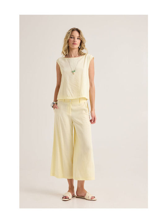 Women's Fabric Trousers Butter