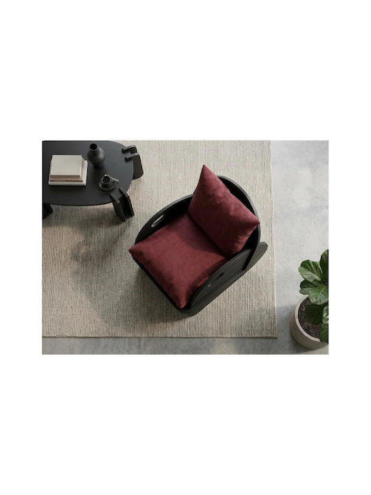 Black Armchair 65x55x55cm