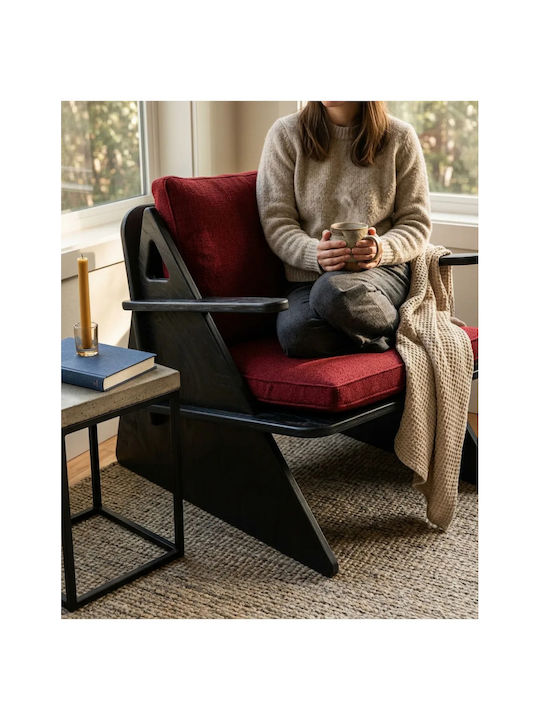 Armchair Red 65x55x45cm