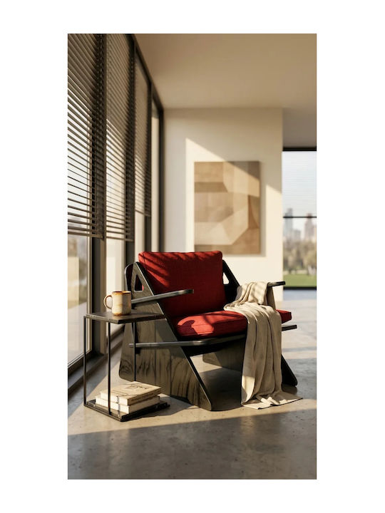 Armchair Red 65x55x45cm