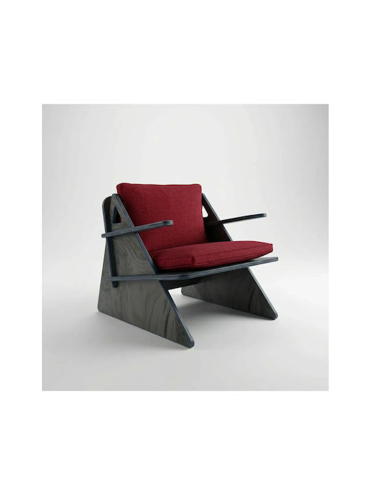 Armchair Red 65x55x45cm