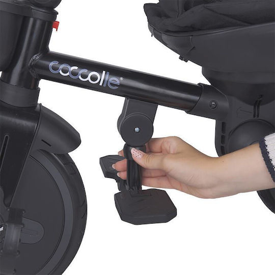 Coccolle Foldable Tricycle with Parental Handle for 5+ Years Beige