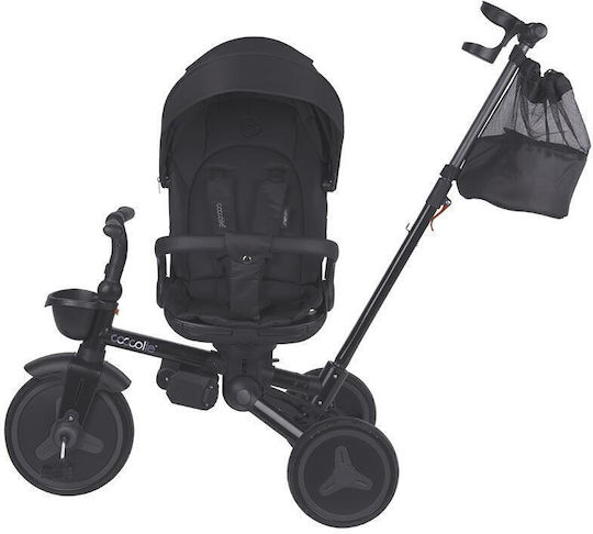 Coccolle Foldable Tricycle with Parental Handle for 5+ Years Beige